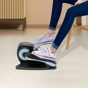 Seated Leg-foot Pedal Exerciser Portable Trainer for Home Office